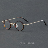 Botolf Vintage Punk Acetate Glasses Frame Round Frames Southood Leopard